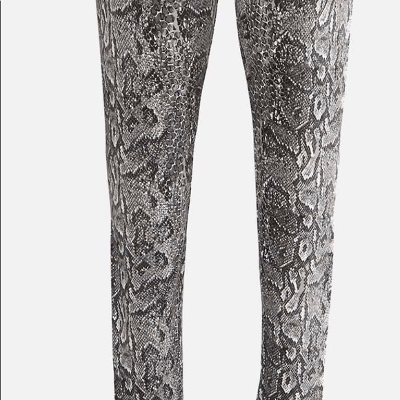 Carolina Blue Snake Print Pants - Picture 4 of 4